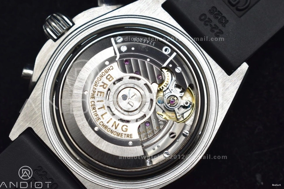 B01 LE SS A7750 Version Wht 43mm Navitimer 1:1 BLS Best L-Black Chrono 0414